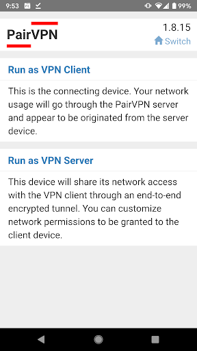 PairVPN Screenshot1