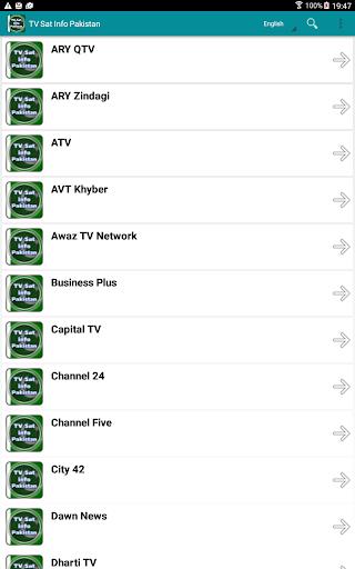 TV Sat Info Pakistan Screenshot3
