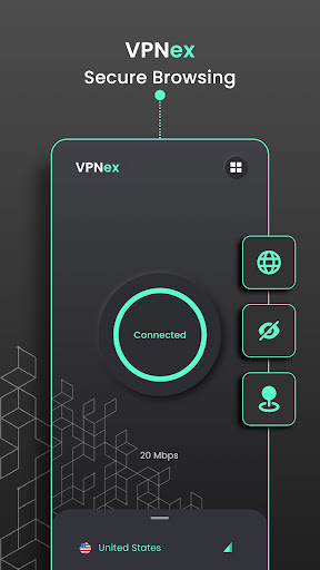 VPNex – Secure Proxy VPN Screenshot1