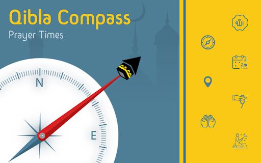 Qibla Compass & Prayer Times Screenshot1