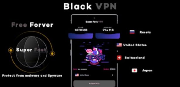 Black VPN - Fast VPN - Proxy Screenshot2
