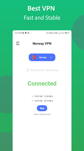 Norway VPN - Norwegian IP Fast Screenshot4