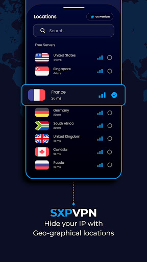 SXP VPN – Secure & Fast Proxy Screenshot2