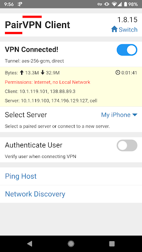 PairVPN Screenshot2