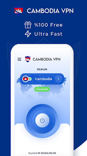 VPN Cambodia - Get Cambodia IP Screenshot1