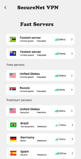 SecureNet VPN: Fast & Secure Screenshot4