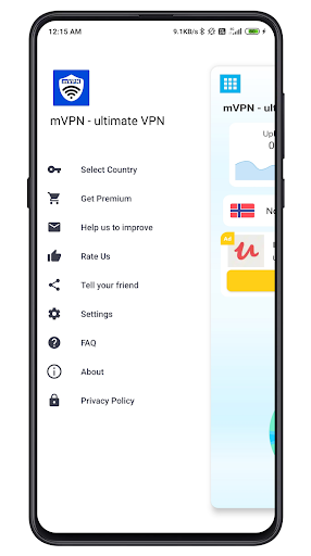 mVPN - Super Fast Unlimited Proxy & Secure Server Screenshot2