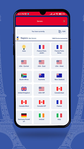 France Vpn Get France ip Proxy Screenshot3