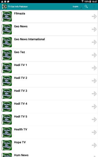 TV Sat Info Pakistan Screenshot2