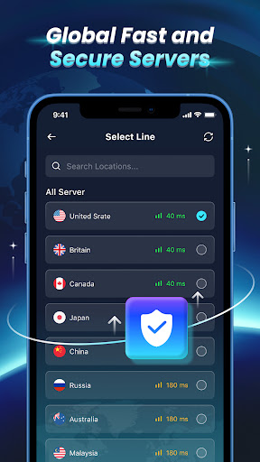 iRocketVPN - Fast, Safe VPN Screenshot2