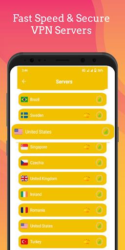 Yellow VPN - Fast VPN Proxy Screenshot3