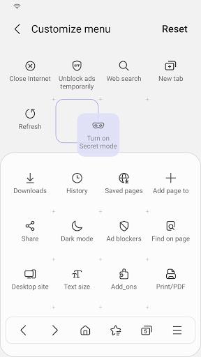 Samsung Internet Beta Screenshot2