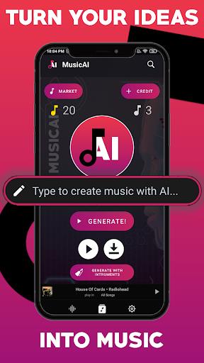 MusicAI - AI Music Generator Screenshot1