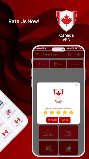 Canada Vpn Get Canadian IP Screenshot4