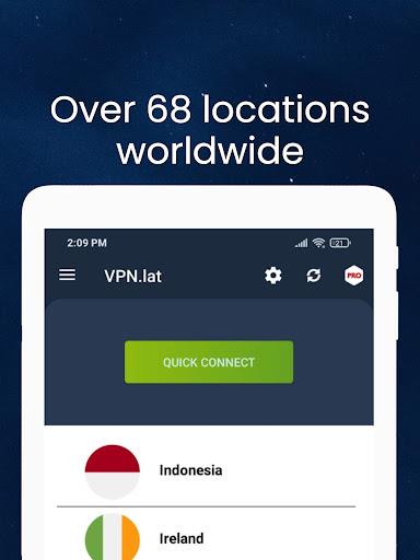 VPN.lat Free Unlimited VPN - USA, Canada, Europe, Latam Screenshot3
