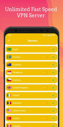 Yellow VPN - Fast VPN Proxy Screenshot4