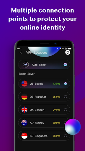 Andromedae VPN: One-click VPN Screenshot2