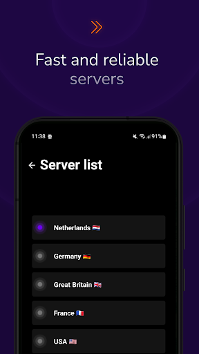 HideMyIP - fast VPN app Screenshot1