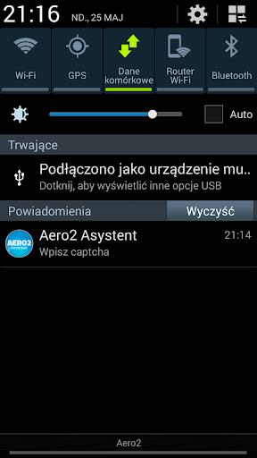 Aero2 Asystent - kody captcha Screenshot3