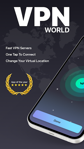 World VPN Confident and Secure Screenshot1