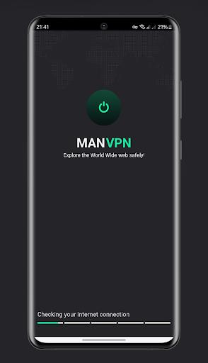 Man VPN - Unlimited VPN Proxy Screenshot1