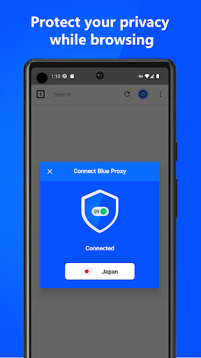 Blue Proxy Browser VPN Screenshot2