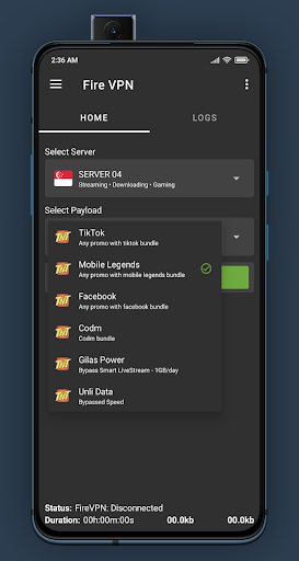 Fire VPN Philippines Screenshot3