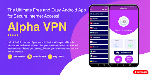 Alpha VPN Safer Internet Screenshot1