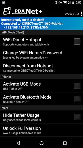 PdaNet+ Screenshot3