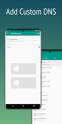 DNS66: 1.1.1.1 VPN DNS Adguard Screenshot2