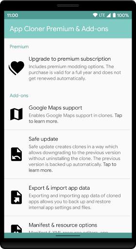 App Cloner Premium & Add-ons Screenshot1