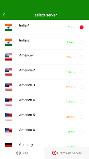 VPN India - Use Indian IP Screenshot2