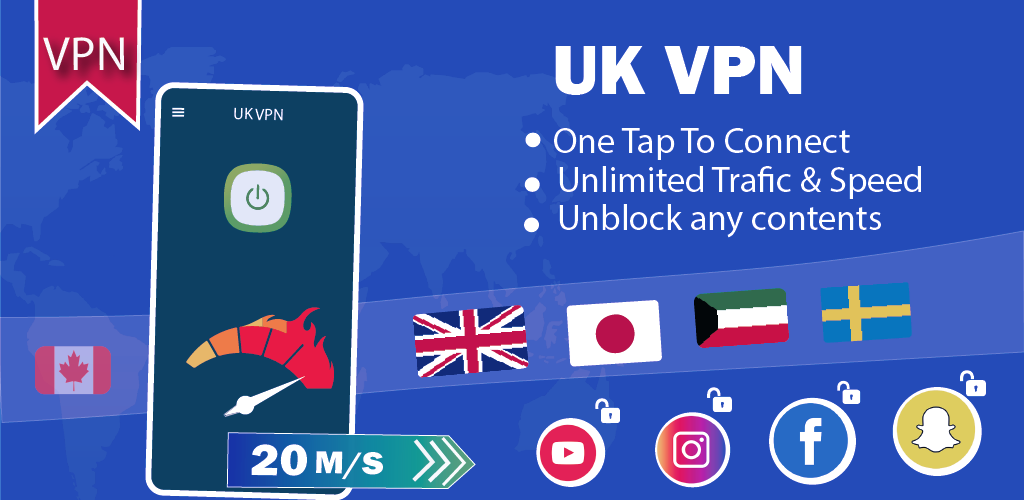 UK VPN - Unlimited Faster VPN Screenshot3