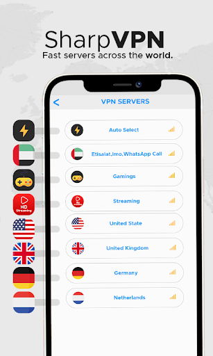 SharpVPN - Fast & Secure VPN Screenshot2