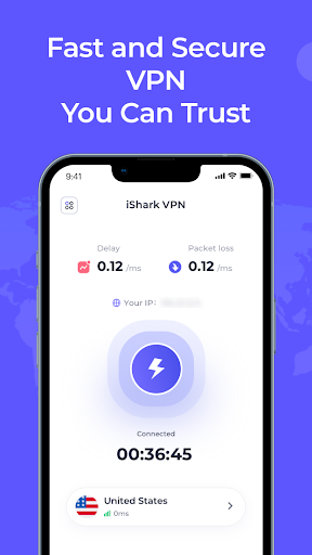 iSharkVPN - Secure & Super Vpn Screenshot2