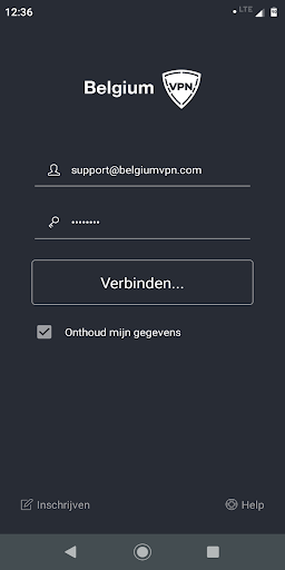 Belgium VPN Screenshot2