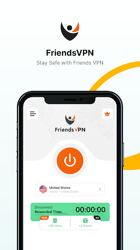 FriendsVPN - Fast & Secure VPN Screenshot1