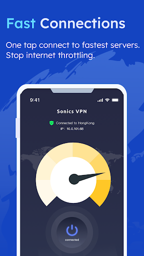 Sonics VPN - Fast VPN proxy Screenshot2