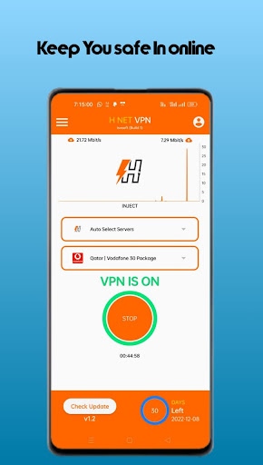 H NET VPN Screenshot1