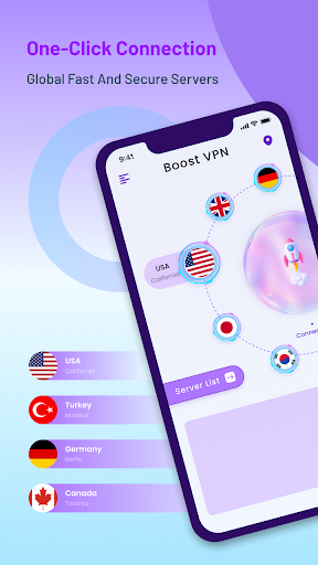 Boost VPN: Global, Private VPN Screenshot1