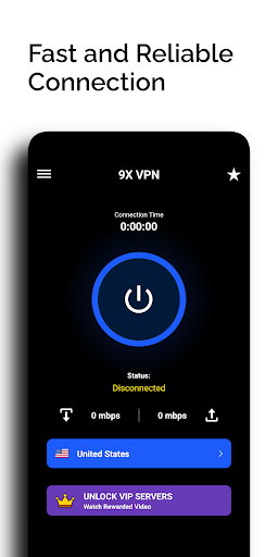 9X VPN - Secure VPN Proxy Screenshot1