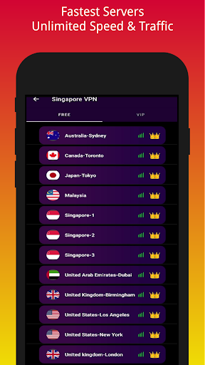 Singapore Fast VPN:Safer VPN Screenshot3