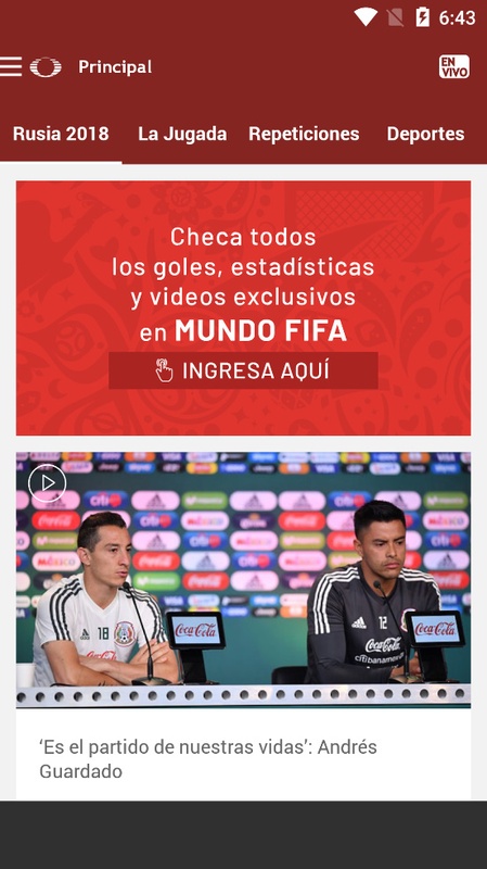Televisa Deportes Screenshot1