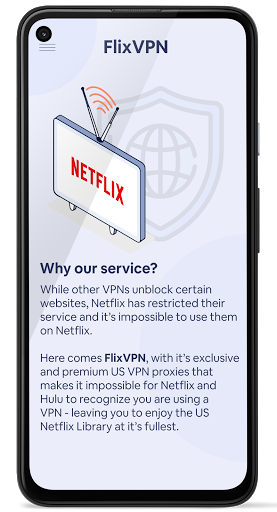 FlixVPN - Unblock Netflix VPN Screenshot3