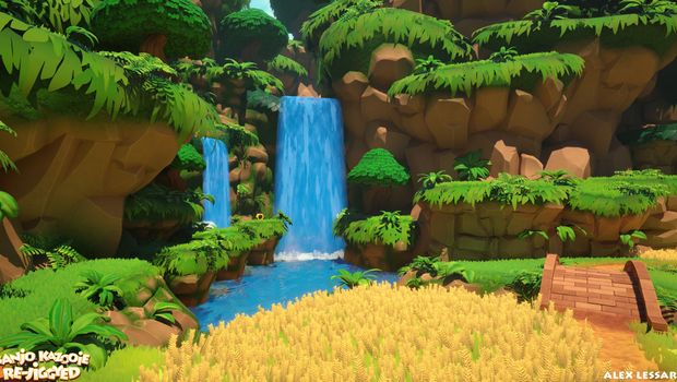 Check out this impressive recreation of Banjo Kazooie's Spiral Mountain level using Unreal Engine 5 Image 3