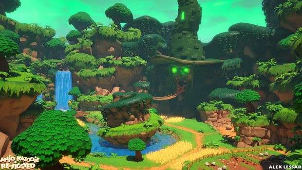 Check out this impressive recreation of Banjo Kazooie's Spiral Mountain level using Unreal Engine 5 Image 4