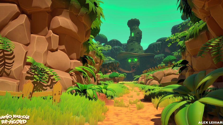 Check out this impressive recreation of Banjo Kazooie's Spiral Mountain level using Unreal Engine 5 News