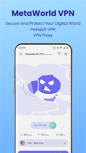 MetaWorld : Hotspot VPN Proxy Screenshot1