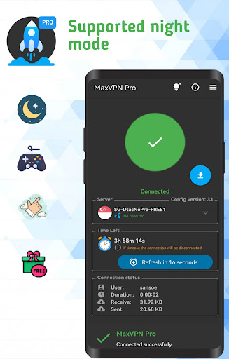 MaxVPN Pro Safe & Unlimited Screenshot4