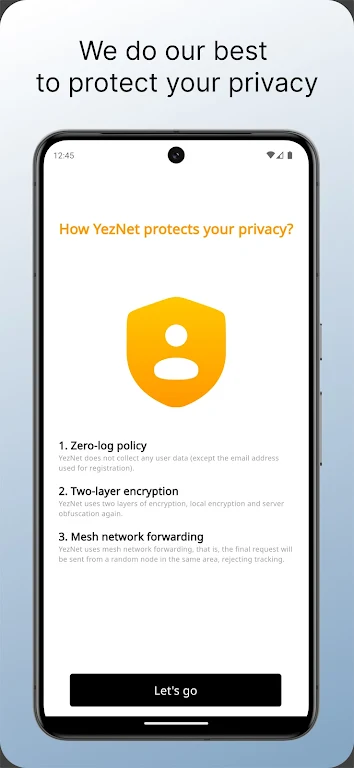 YezNet - Next generation VPN Screenshot3